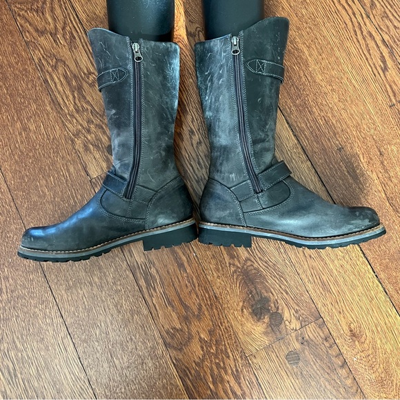 Patagonia Tin Shed Rider Boots In Forge Gray Size 7.5 - Picture 7 of 13